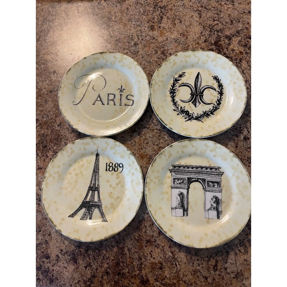 French Country Landmarks Elite Decor Plates